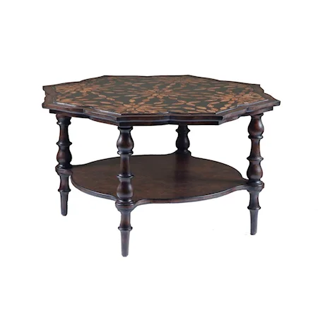 Speckled Brown Blaze Cocktail Table